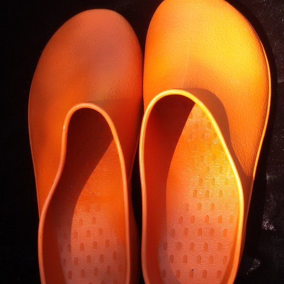 Orange sabot slides US 8 Euro 39 UK 6 - Picture 1 of 10